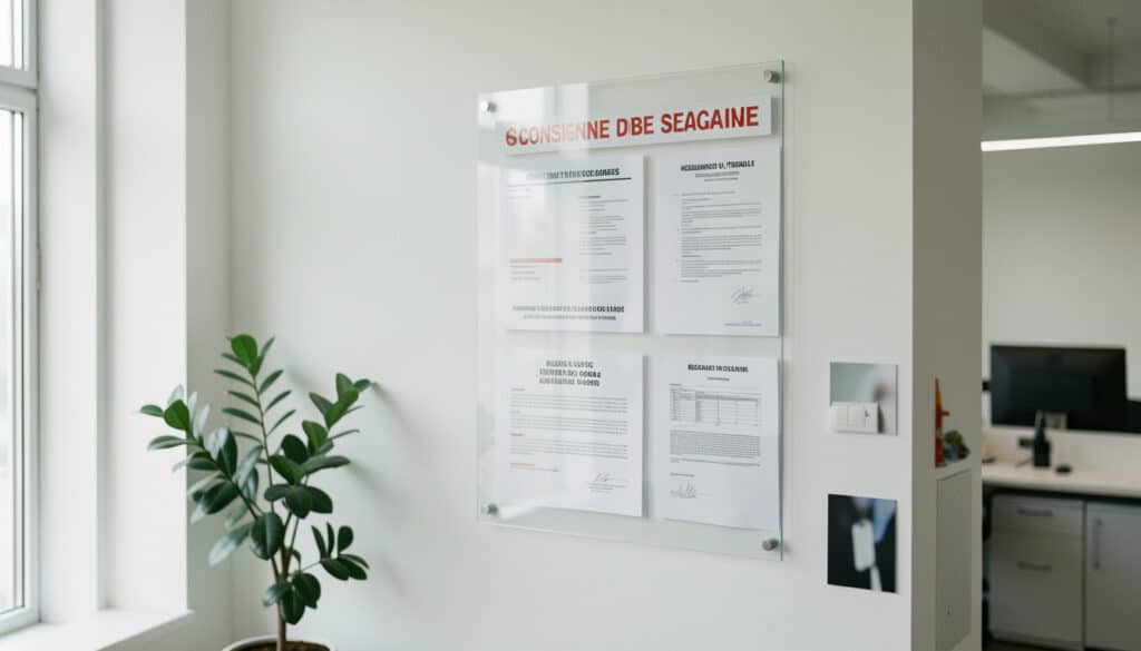Affichage obligatoire en entreprise : règles et conformité