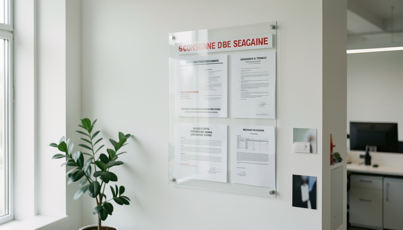 Affichage obligatoire en entreprise : règles et conformité